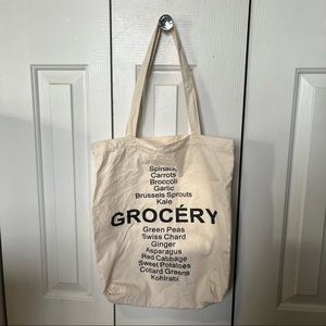 Grocery List tote bag